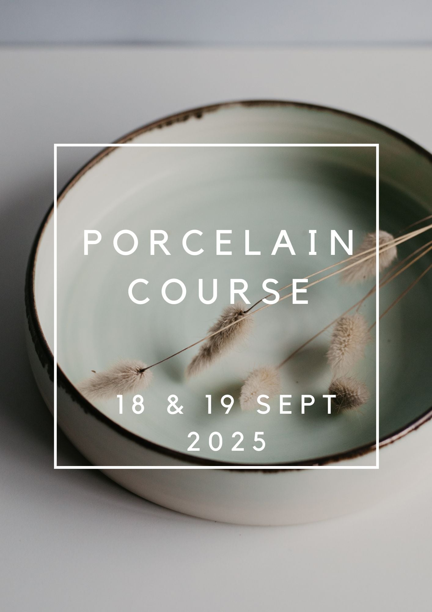 Porselein cursus 18 & 19 september 2025
